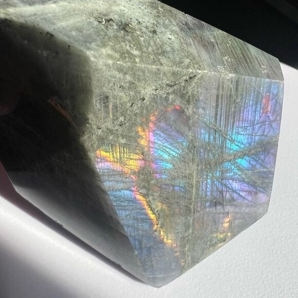 Labradorite Crystal‎ Freeform Meditation Stone (#2) - Picture 3 of 16